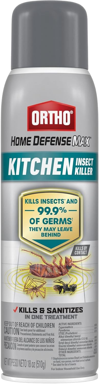 Ortho Home Defense MAX kitchen bug killer aerosol spray 18 oz