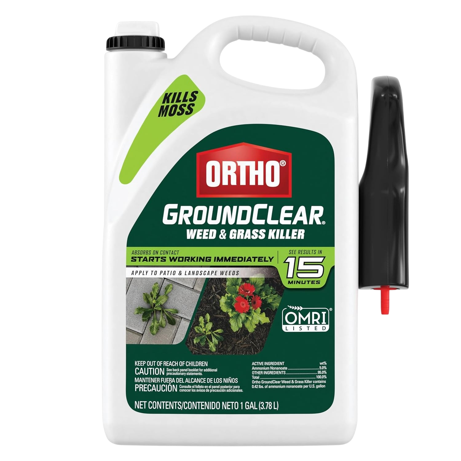 Ortho GroundClear weed and grass killer with comfort wand 1 gallon